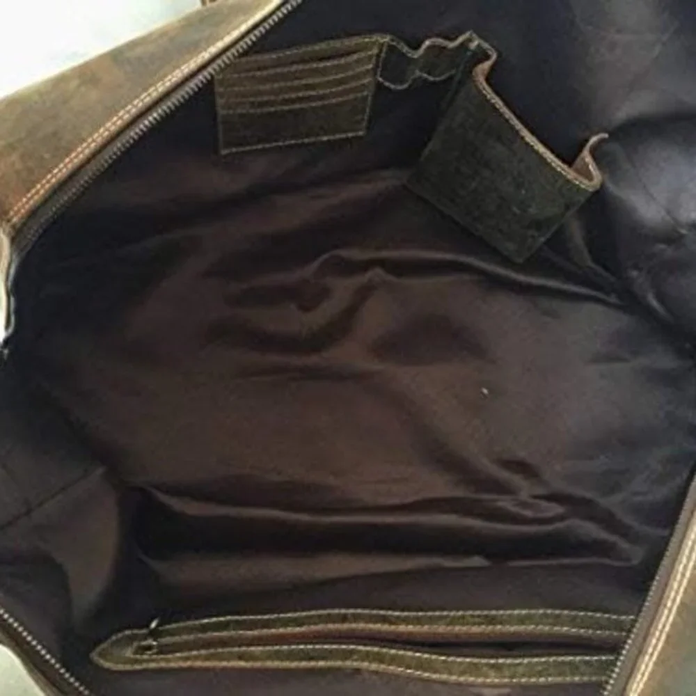 Leather Travel Duffel Bags for Men‎ and Women Full Grain Leather Overnight Weeke